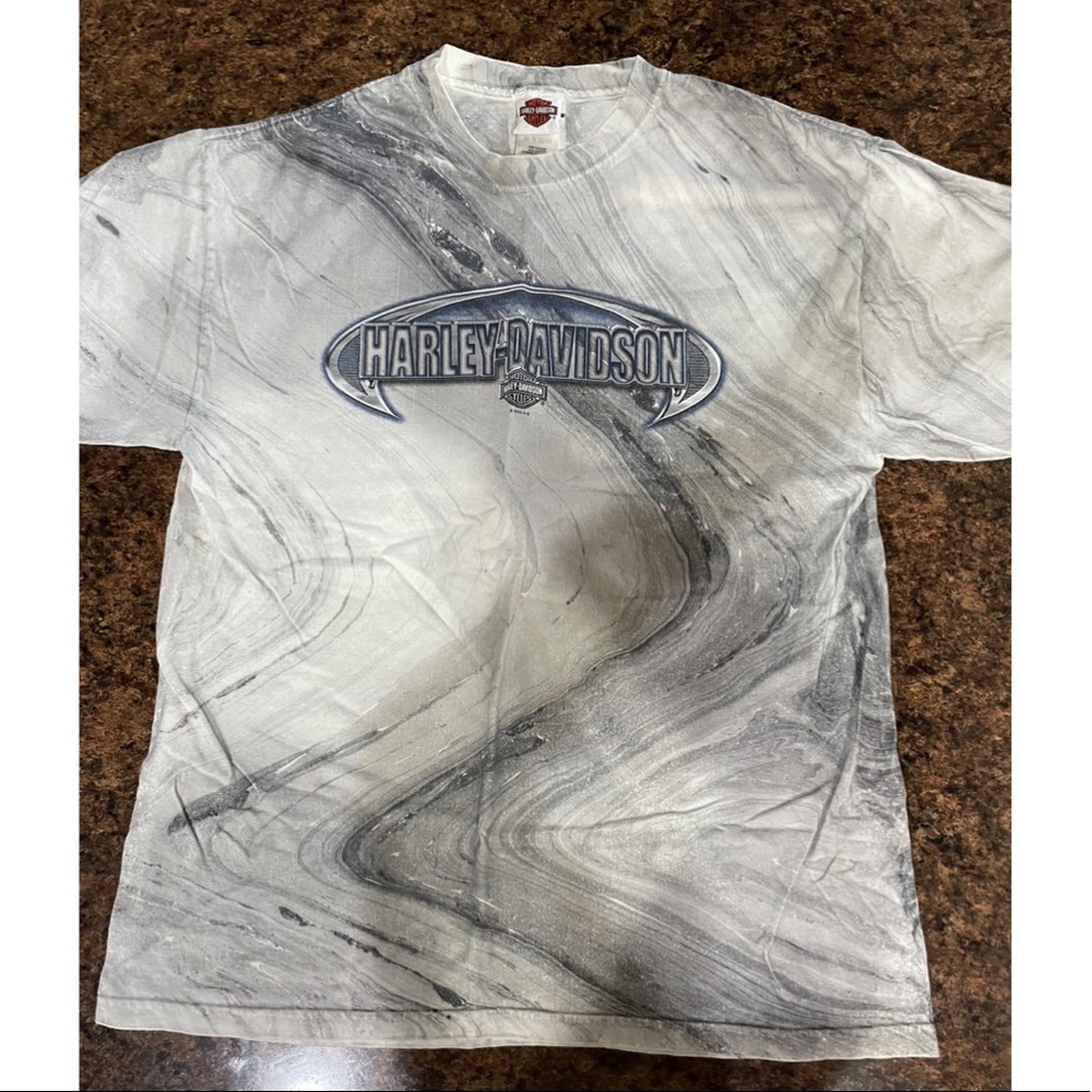 Men’s Marbled Harley Davidson T-Shirt